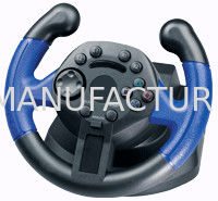 मिनी वायर्ड यूएसबी लैपटॉप स्टीयरिंग व्हील कंपन के साथ